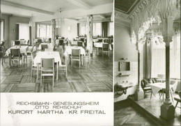 Alte Ansichtskarte HARTHA/SACHSEN, Reichsbahn Genesungsheim Otto Rehschuh - Hartha