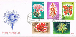37940. Carta F.D.C.  KIGALI (Rwanda) 1965. Flowers, Flores - 1962-1969