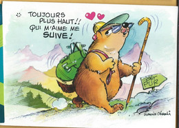 C.P.M. Humour- Les Marmottes - Maurice