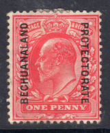 Bechuanaland EVII 1904 'Bechuanaland Protectorate' On 1d Scarlet GB, Heavily Hinged Mint, SG 68 (BA2) - 1885-1964 Protectorado De Bechuanaland