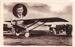 Thème  Aviation    Lindbergh Et Le Spirit Of Saint Louis      (voir Scan) - Aviatori