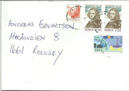 Norway 1990-1992  King Harald V  Kr 5.60, Tordenskiold, Expo 92 On Cover. - Altri & Non Classificati