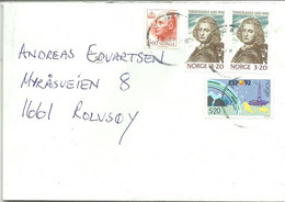Norway 1990-1992  King Harald V  Kr 5.60, Tordenskiold, Expo 92 On Cover. - Andere & Zonder Classificatie