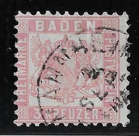 Allemagne Bade N°17 - TB - Used