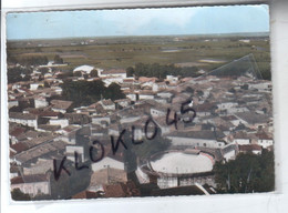 34 MAUGUIO ( Hérault ) Vue Générale Aérienne - Centrée Sur Les Arènes - CPSM Couleur  CIM 112-15 Généalogie - Mauguio