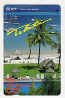 POLYNESIE Télécarte Japon TAHITI Palmier - Polynésie Française