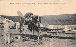 Thème  Aviation  Meeting  Niort  79  - Mars 1910 Monoplan Blériot - Détail Hélice Et Moteur  (voir Scan) - Reuniones