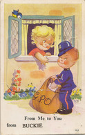 SCOTLAND BANFFSHIRE  BUCKIE  FROM  ME TO YOU  POSTMAN PULL OUT VIEWS  NOVELTY  Pu 1950 - Banffshire