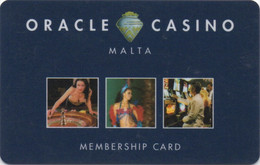 Malte : Oracle Casino Malta Membership Card - Casinokarten