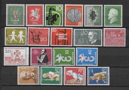 BRD - ANNEE COMPLETE 1958 (SAUF YVERT N°166) ** MNH  - YVERT N°153/172 - COTE = 31.5 EUR. - - Ungebraucht