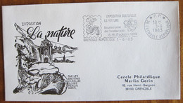 France // 1983 //  Lettre Pour Grenoble De L'exposition Culturelle, La Natur Le 1.08.1983 - Briefe U. Dokumente