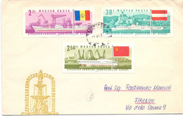 MAGYAR POSTA FDC COMMISION DU DANUBE   1967   (OTT200145) - Autres & Non Classés