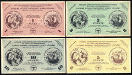 Latvia – Germany 1, 3, 5, 10 Punkte 1945 AUNC - UNC - Lettonie