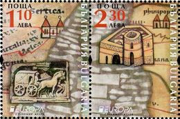 Bulgaria - 2020 - Europa CEPT - Ancient Postal Routes - Mint Stamp Set - Unused Stamps
