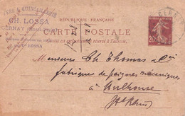 FRANCE - CARTE POSTALE 1921 CERNAY > MULHOUSE /AA102 - Prêts-à-marquer