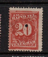 USA Rapid Telegram  Stamp 20 Cents - Ohne Zuordnung