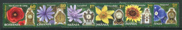 ROMANIA 2013 Flowers And Clocks I MNH / **. Michel 6672-77 - Unused Stamps