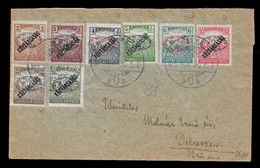 1919 UNGARN HUNGARY - DEBRECZEN COVER - Yv. 32,33,34,35,36,37,43,45 - SCARCE - Briefe U. Dokumente