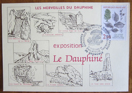 France // 1985 // Carte, Les Merveilles Du Dauphiné , Exposition - Andere & Zonder Classificatie