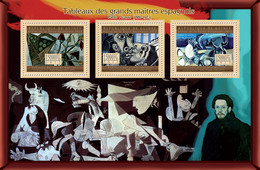 Guinea 2012 - Great Spanish Masters Paintings I. Y&T 6604-6606, Mi 9683-9685 - Guinea (1958-...)