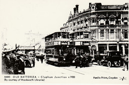N°6048 R -cpsm Old Battersea -Clapham Junction 1920 - Strassenbahnen