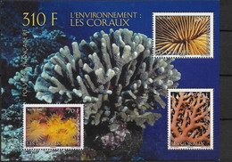 2010  Polynésie Française N° BF 36   Nf** MNH. L'environnement  : Les Coraux. - Blocs-feuillets