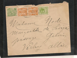 20-IV-26 ENVELOPPE DE MONACO POUR VICHY - Storia Postale