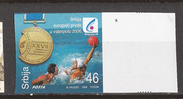 SECENE-1  2005 SRBIJA SERBIA SERBIEN SPORT WATER POLO !!!!!!RRRR IMPERFORATE !!!!RRR LUX NEVER HINGED - Wasserball