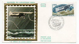 FDC France 1977 -  Charles Lindbergh - Traversée De L'atlantique Nord - Poste Aérienne YT 50 - 1970-1979