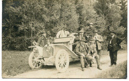 CPA - Carte Photo - Photo De Groupe Devant Une Voiture Belge De Marque FN Fabrique Nationale - Années 1920  (SVM14147) - Herstal