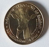 Médaille Touristique  2007, Ville, RESERVE  AFRICAINE  De  SIGEAN, 10 Millionième Visiteur Avec  Animal  GIRAFE ( 11 ) - 2007