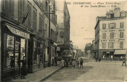 Courbevoie * Place Victor Hugo Et Rue Louis Blanc * Devanture Vins Tabac * Commerces Magasins - Courbevoie