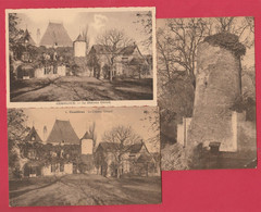 Gembloux - Le Château Gérard Et La Vielle Tour Du Château - 3 Cartes Postales ( Voir Verso ) - Gembloux