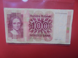 NORVEGE 100 KRONER 1993 Circuler - Norvège