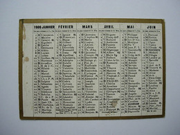 Petit Calendrier 1908 - Petit Format : 1901-20