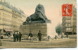 -75-PARIS  XIV - Place Denfert - Le  Lion  De  Belfort - Arrondissement: 14