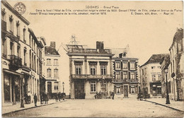 Soignies   *  Grand'Place, Dans Le Fond L'Hotel De Ville  ... - Soignies