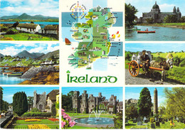 Irlande - Carte Géographique - Multivues - Autres & Non Classés