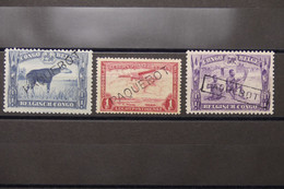 CONGO BELGE - 3 Timbres Avec Griffe " Paquebot " - L 72468 - Used Stamps