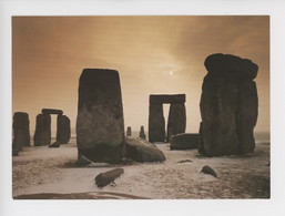 Stonehenge, Wiltshire - English Heritage - En Hiver Sous La Neige (cp Vierge N°08441) - Stonehenge