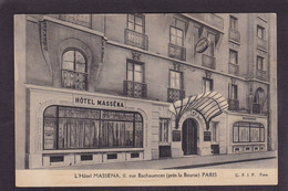 CPA Paris 2e Arrondissement Circulé Commerce Shop Hôtel Massena - Distretto: 02