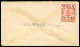 CHINA SHANGHAI - Baron De Gunzberg Cover Sent Local. Franked With 2c MICHEL #126a. A Bit Toned. - Lettres & Documents