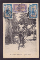 CPA Congo Chasseur Bakota Timbré Non Circulé Type Ethnic - French Congo