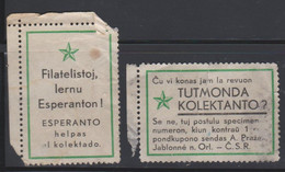 Esperanto Labels Philately From Czechoslovakia 1931 - Glumarko Filatelistoj El Cxekoslovakio - Esperanto