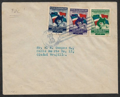 1937 AUG 14 - REPUBLICA DOMINICANA - FDC - PRIMEROS JUEGOS OLIMPICOS NAIONALES 16 AGOSTO 1937 - RARE - Dominican Republic