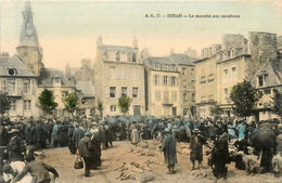 Dinan * Le Marché Aux Moutons Sur Le Place * Foire * Mouton - Dinan