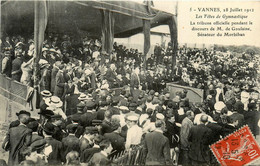 Vannes * Les Fêtes De Gymnastique * La Tribune Officielle Pendant Le Discours De M De GOULAINE * 28 Juillet 1912 * Gym - Vannes