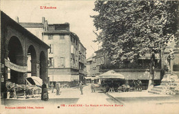 ARIEGE  PAMIERS La Halle Et Statue Bayle - Pamiers