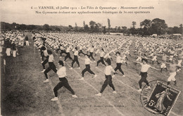 Vannes * Les Fêtes De Gymnastique * Mouvement D'ensemble * 28 Juillet 1912 * Gym Sport - Vannes