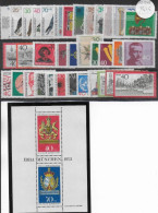 BRD - ANNEE COMPLETE 1973 ** MNH - YVERT N°603/639 - COTE = 55.4 EUR - Collections Annuelles